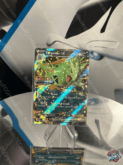 Tyranitar EX (64/131) (Prismatic Evolutions Stamp) - Pokemon Card (NM)