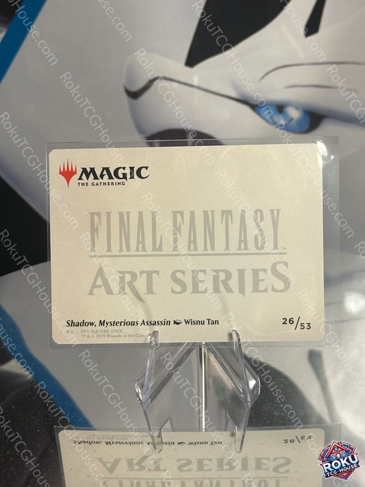 Shadow, Mystery Assassin (Art Series) - MTG: Final Fantasy Card (NM)