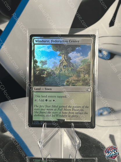Windurst, Federation Center - MTG: Final Fantasy Card (NM)