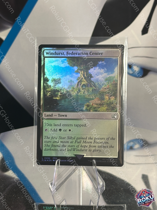 Windurst, Federation Center - MTG: Final Fantasy Card (NM)