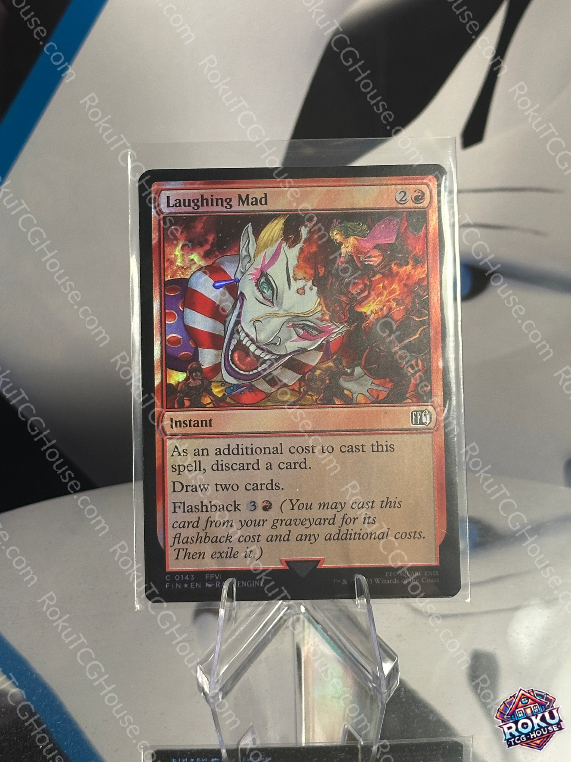 Laughing Mad - MTG: Final Fantasy Card (NM) RokuTCGHouse Laughing Mad - MTG: Final Fantasy Card (NM) RokuTCGHouse