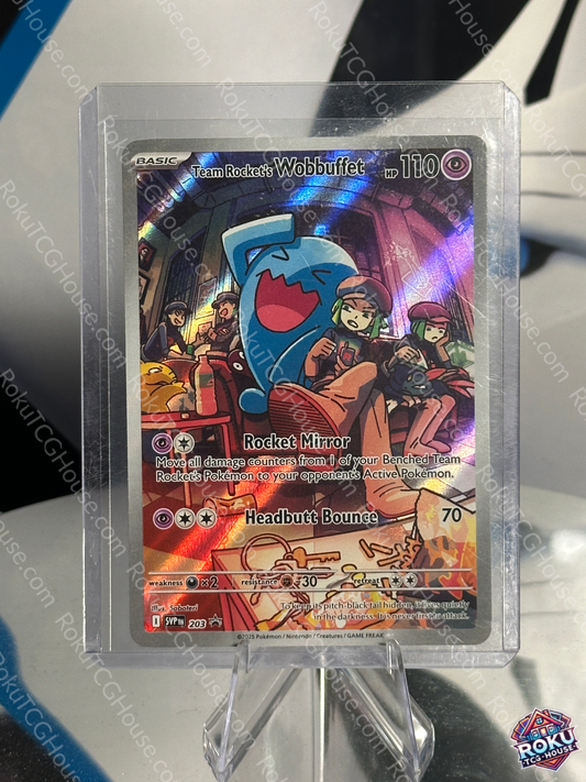 Team Rocket's Wobbuffet (ETB Promo) - SV: Promo - Pokemon Card (NM)