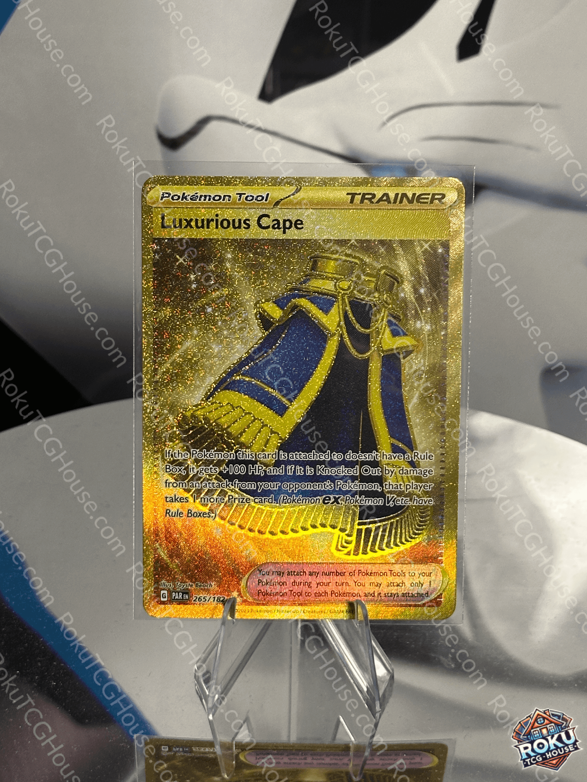 Luxurious Cape - Paradox Rift - Pokemon Card (NM) RokuTCGHouse Luxurious Cape - Paradox Rift - Pokemon Card (NM) RokuTCGHouse