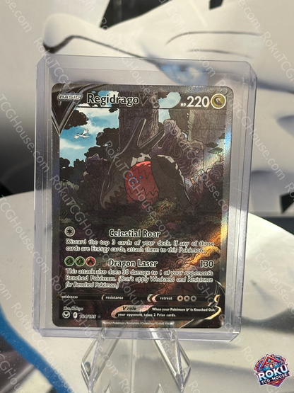 Regidrago V (135/195) - Silver Tempest - Pokemon Card (NM)