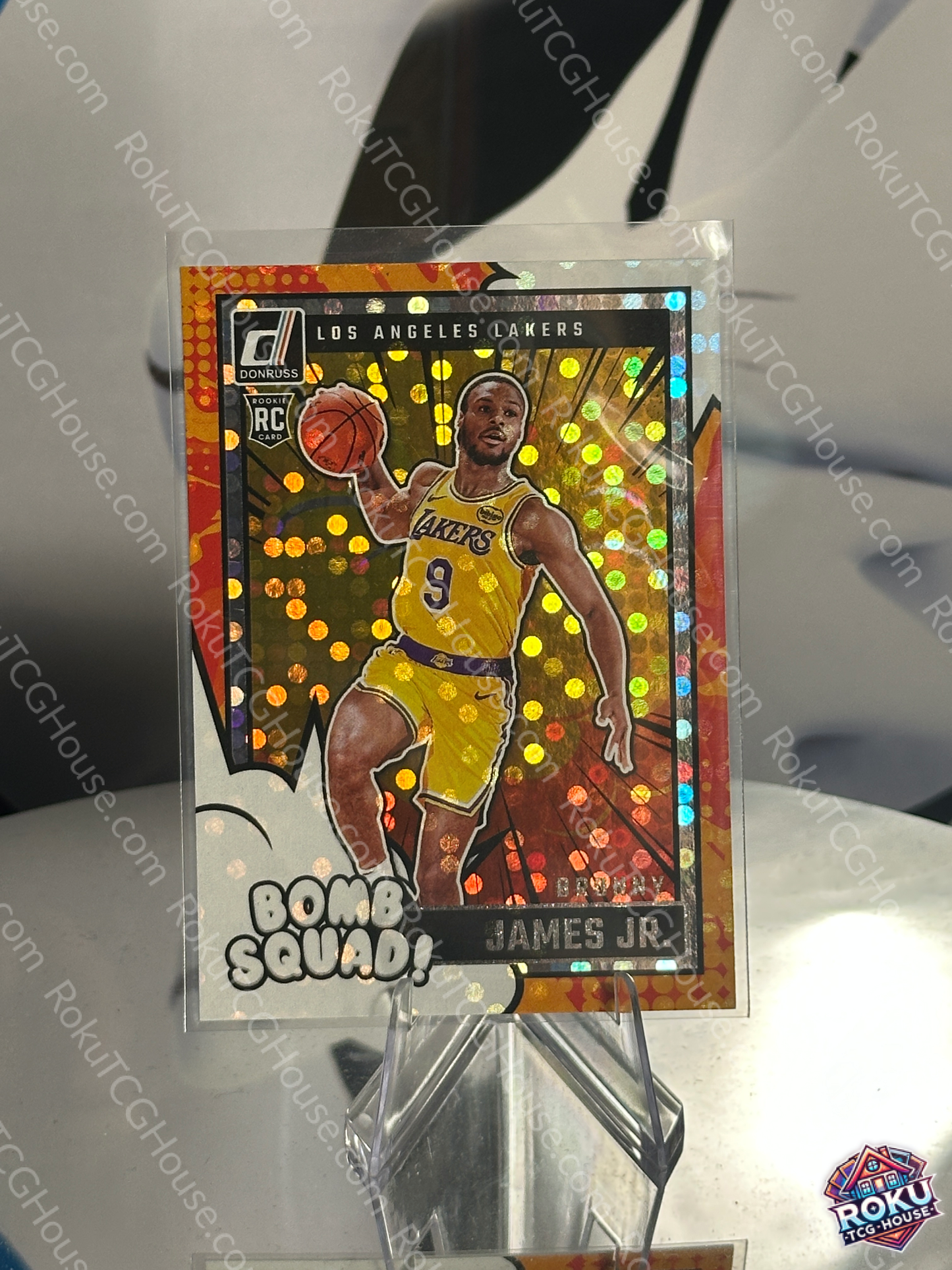 Bronny James Jr. (Disco, Bomb Squad) - 2024 Panini Donruss NBA Card (NM)