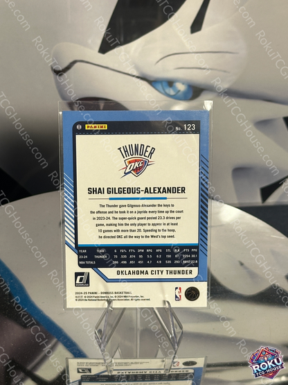 Shai Gilgeous Alexander - 2024 Panini Donruss NBA Card (NM)