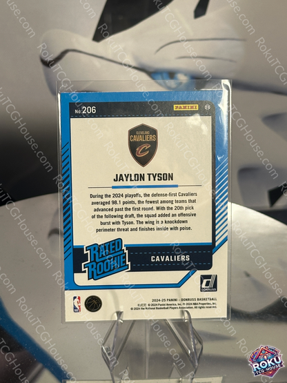 Jaylon Tyson (Rookie Card, Disco) - 2024 Panini Donruss NBA Card (NM)