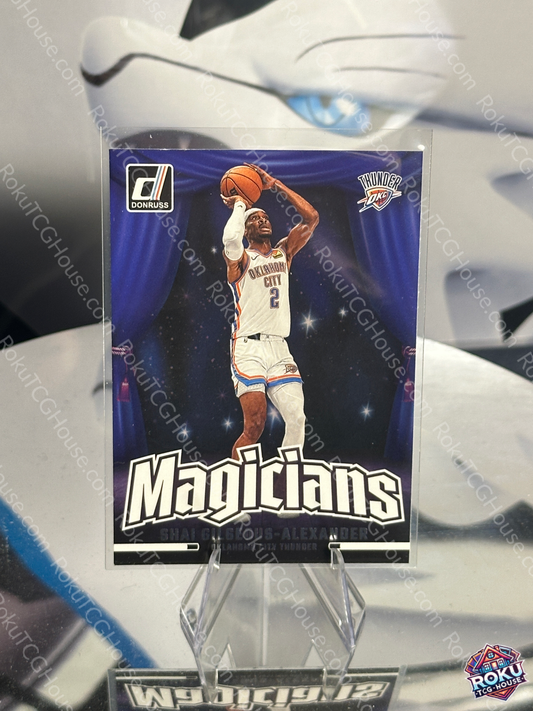 Shai Gilgeous Alexander (Magicians) - 2024 Panini Donruss NBA Card