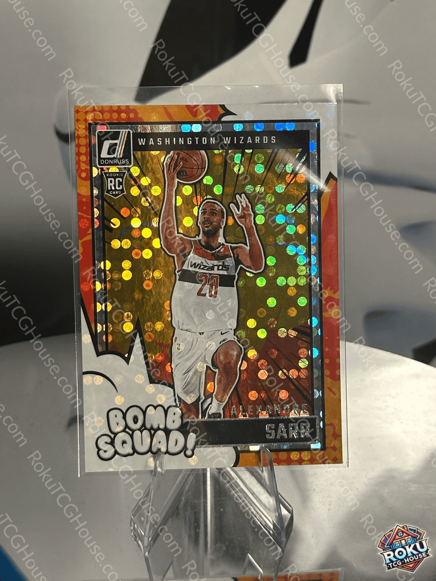 Alexandre Sarr (Rookie Card, Disco, Bomb Squad) - 2024 Panini Donruss NBA Card (NM)