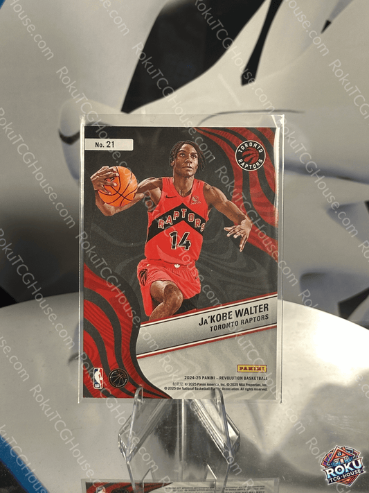 Ja'Kobe Walter (Rookie Card, New Wave) - 2024 Panini Revolution NBA Card (NM)