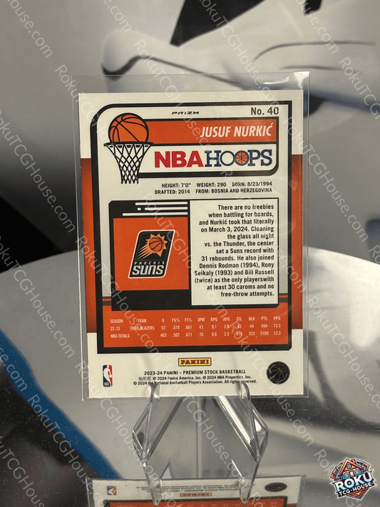 Jusuf Nurkic - 2024 Panini Premium Stock NBA Card (NM)