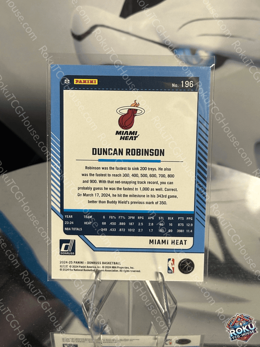 Duncan Robinson - 2024 Panini Donruss NBA Card (NM)