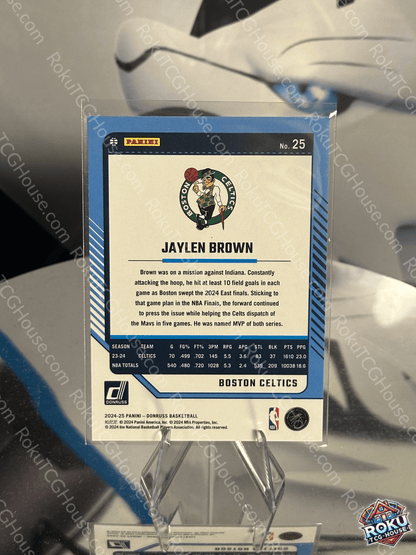 Jaylen Brown - 2024 Panini Donruss NBA Card (NM)