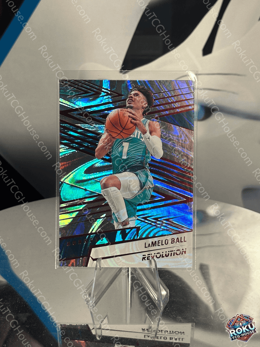 Lamelo Ball (Swirl) - 2024 Panini Revolution NBA Card (NM)