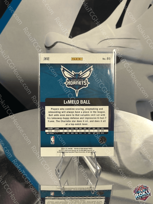 Lamelo Ball (Swirl) - 2024 Panini Revolution NBA Card (NM)