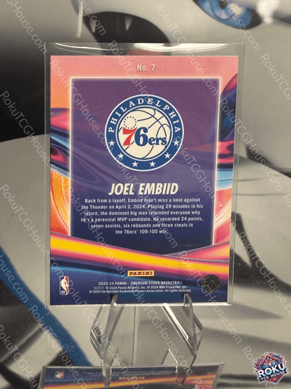 Joel Embiid (Anti Gravity) - 2023 Panini Premium Stock NBA Card (NM)