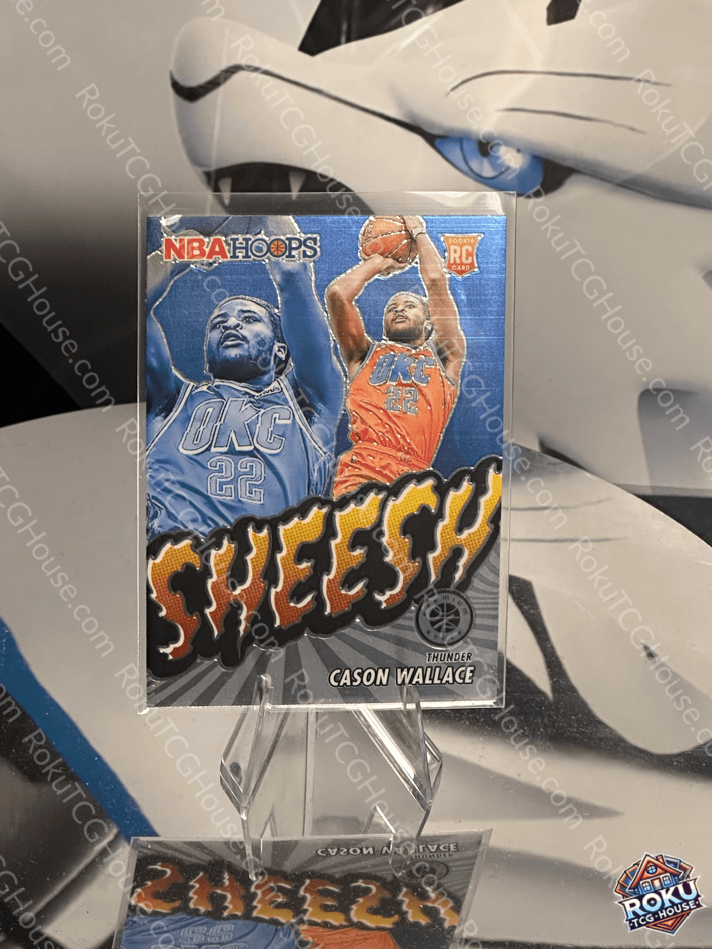 Cason Wallace (Rookie, Sheesh) - 2023 Panini Premium Stock NBA Card (NM)