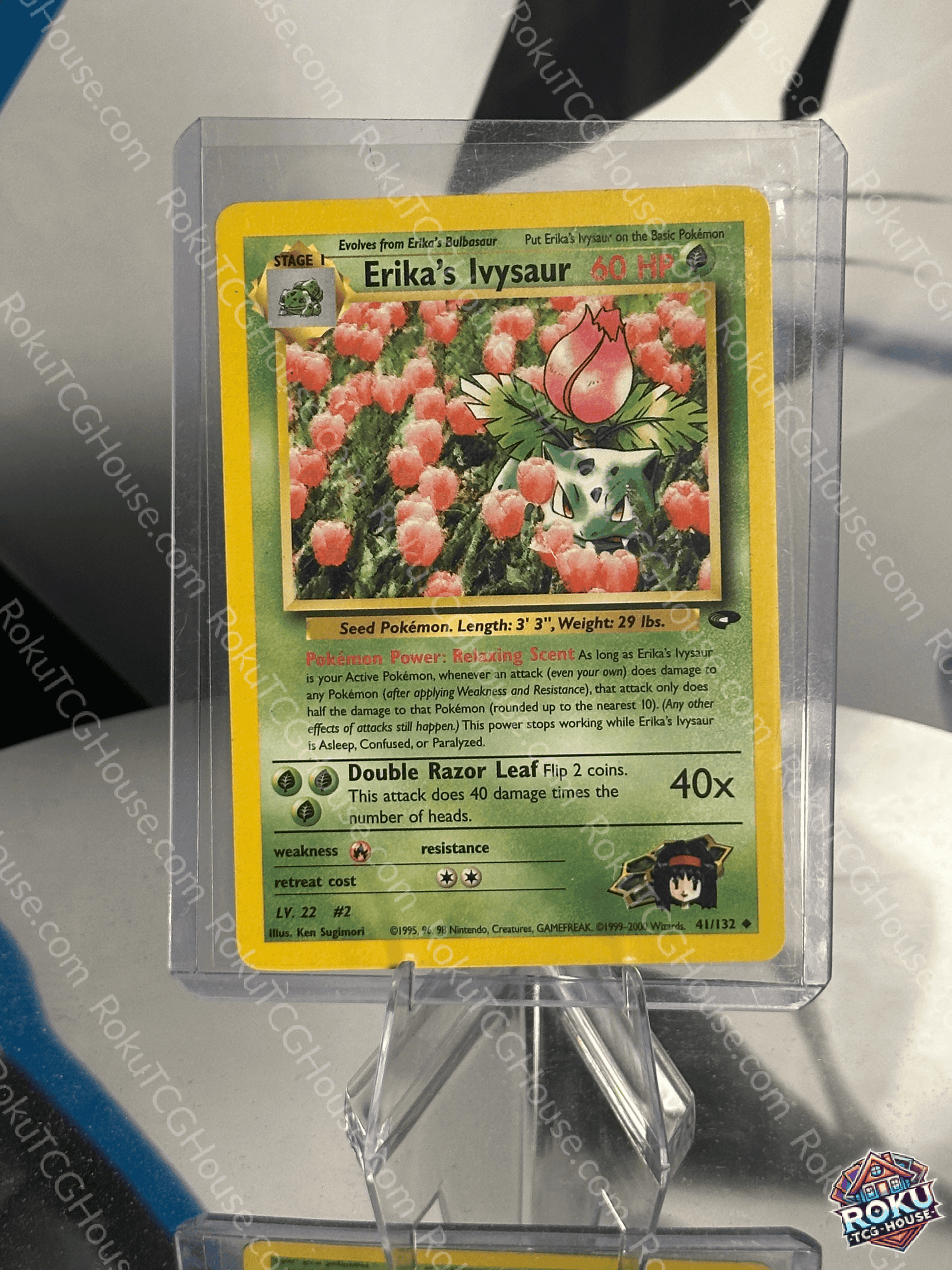 Erika's Ivysaur - Gym Challenge (Unlimited) - Pokemon Card (LP-MP)   RokuTCGHouse