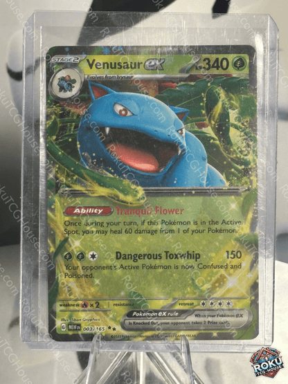 Venusaur EX (3/165) - SV: 151 - Pokemon Card (NM)