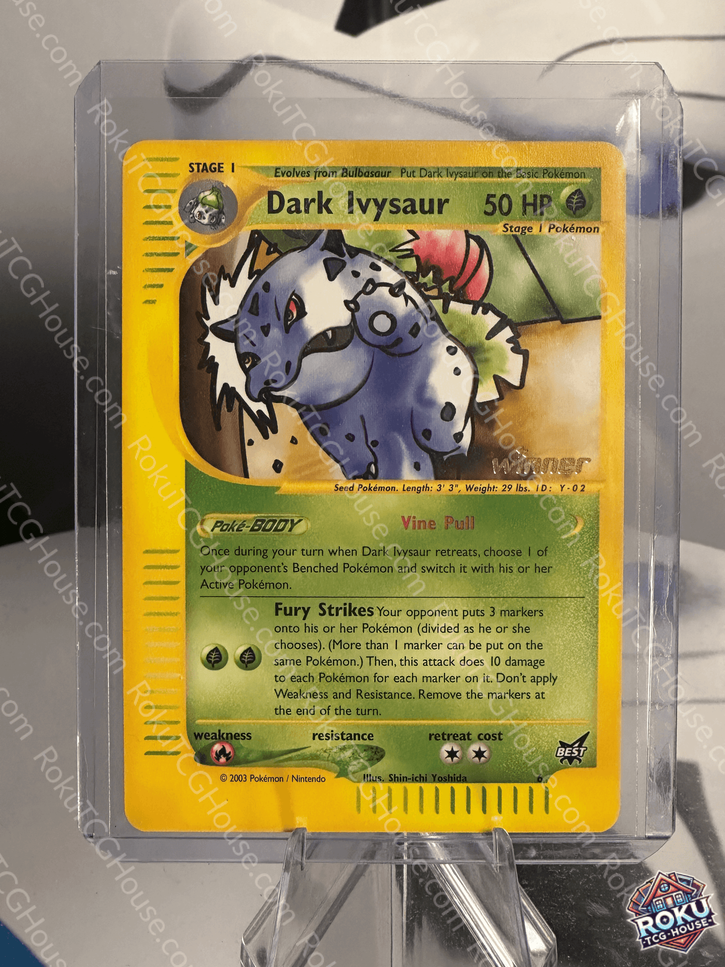Dark Ivysaur (Winner Stamp) - Best of Promos - Pokemon Card (LP) RokuTCGHouse Dark Ivysaur (Winner Stamp) - Best of Promos - Pokemon Card (LP) RokuTCGHouse