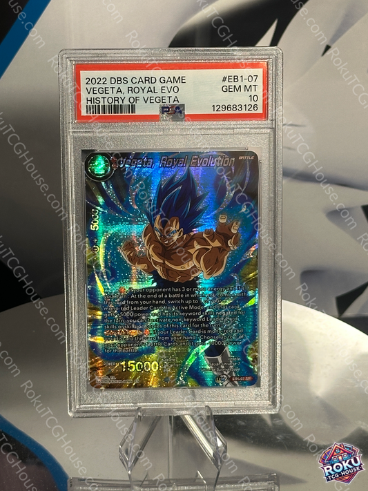 Vegeta, Royal Evolution - Dragon Ball Super Card (PSA 10)