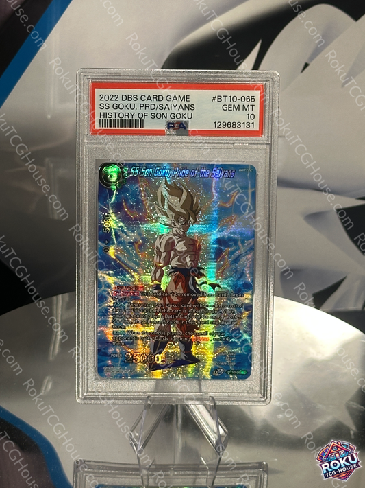 SS Son Goku, Pride of the Saiyans - Dragon Ball Super Card (PSA 10)