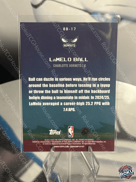 LaMelo Ball (8-Bit Ballers) - '25-'26 Topps NBA Card (NM)