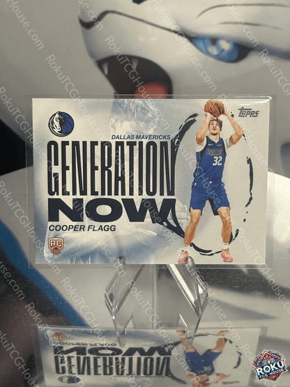 Cooper Flagg (Rookie, Generation Now) - 2025 Topps NBA Card (NM)