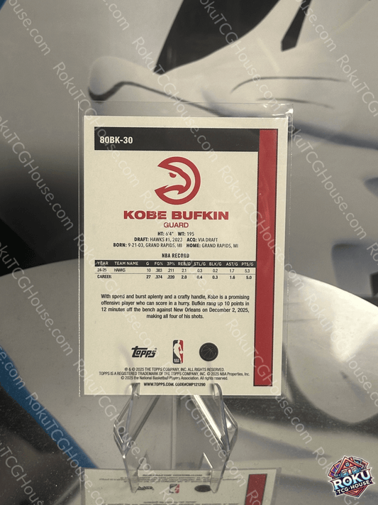 Kobe Bufkin (1980) - '25-26 Topps NBA Card (NM)