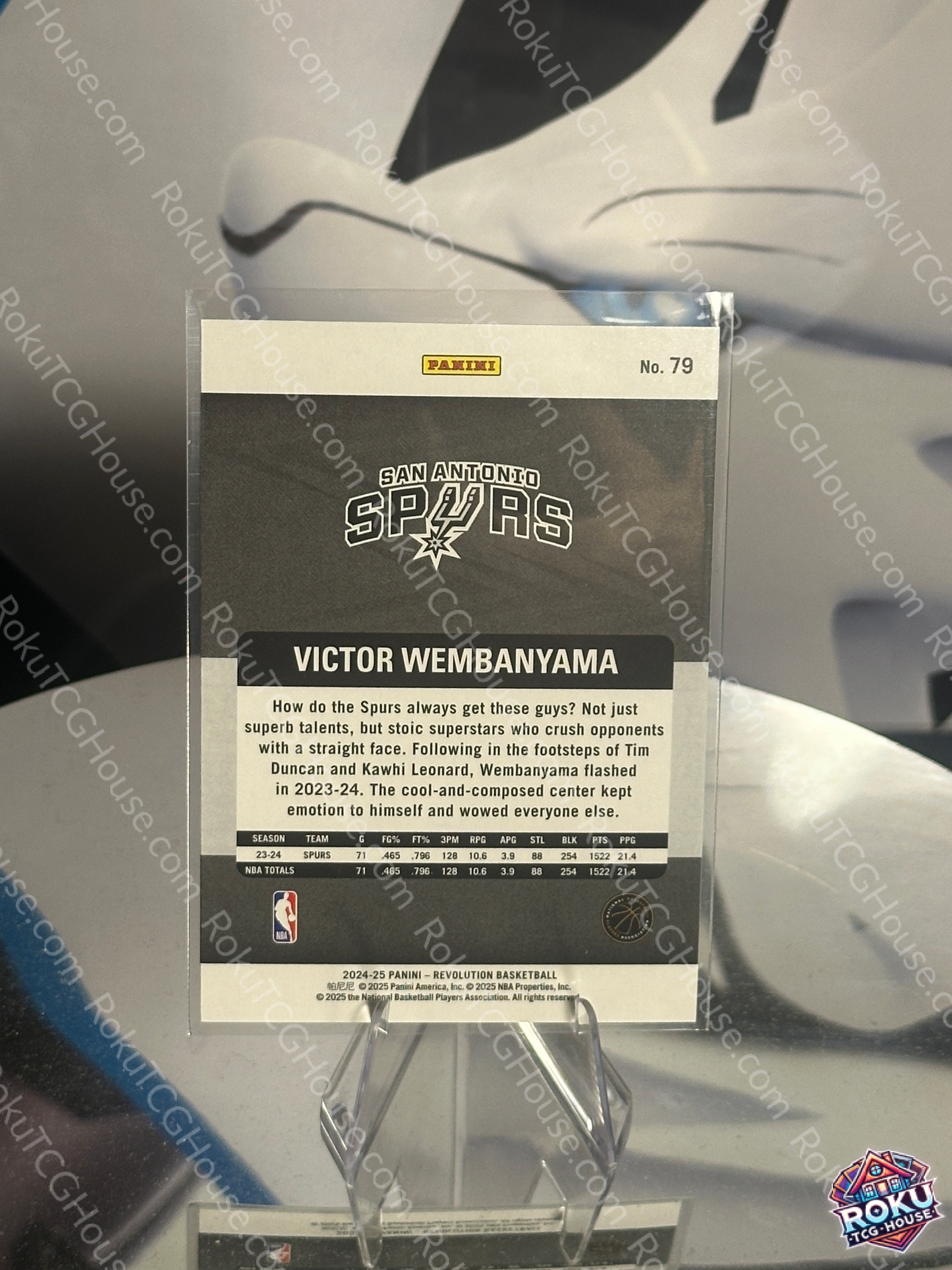 Victor Wembanyama - '24-'25 Panini Revolution NBA Card (NM)