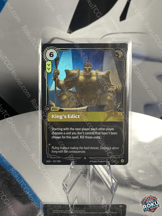 King's Edict - Origins - Riftbound Card (NM)