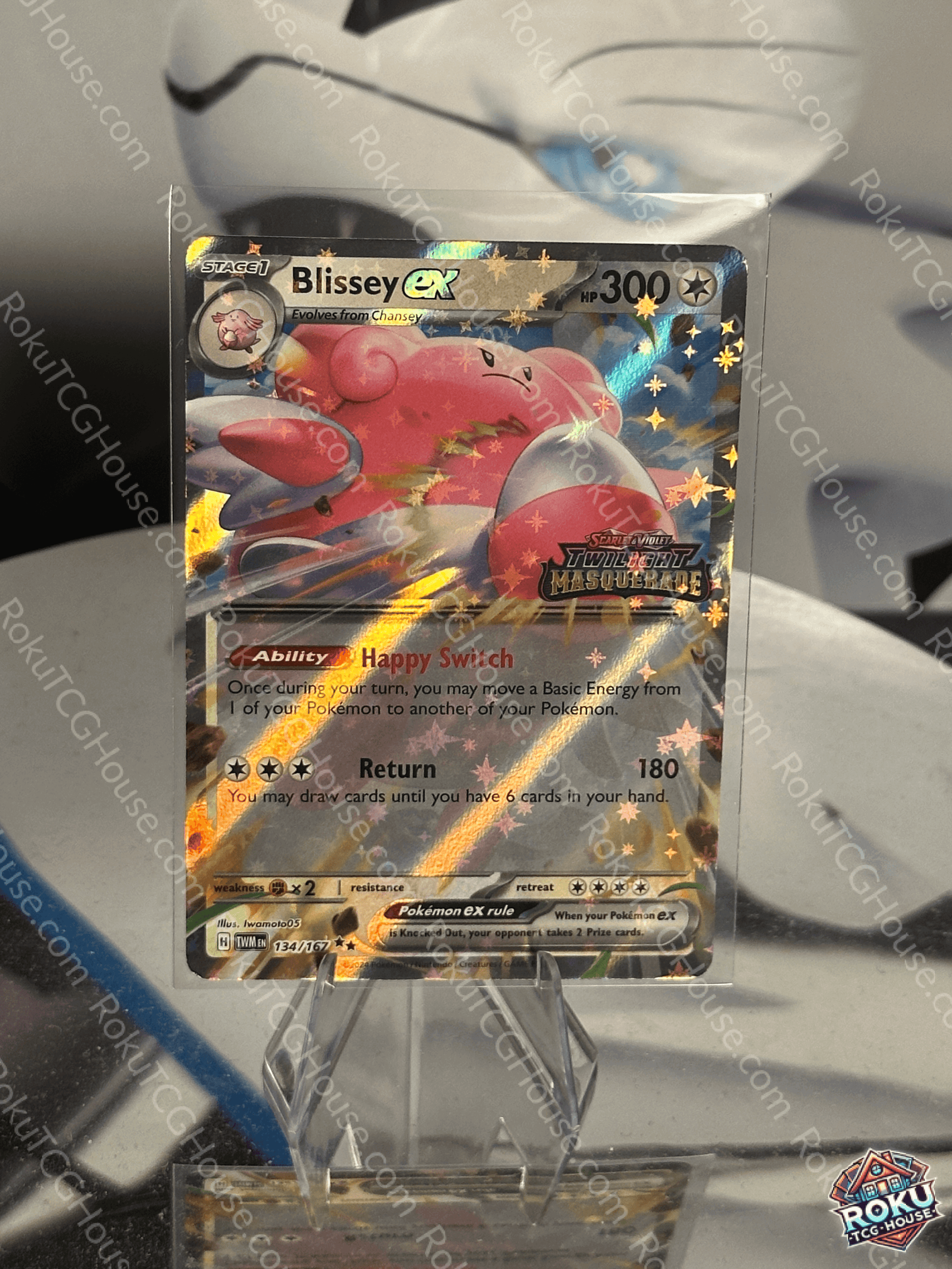 Blissey EX (Twilight Masquerade Stamp)