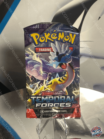 Pokémon TCG Temporal Forces Booster Pack card featuring Walking Wake ex
