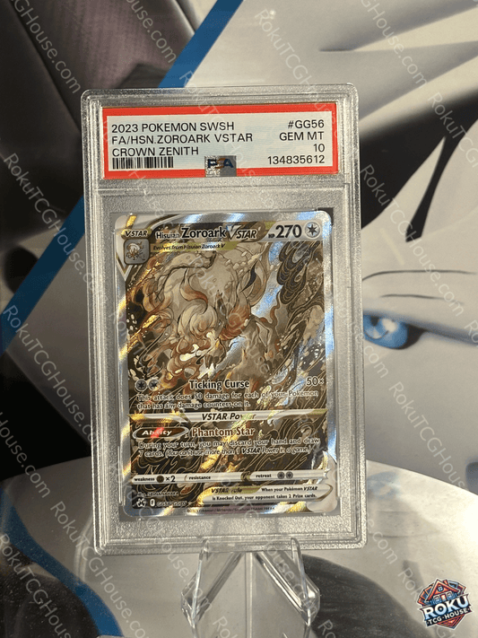 Hisuian Zoroark VStar - Crown Zenith - Pokemon Card (PSA 10)