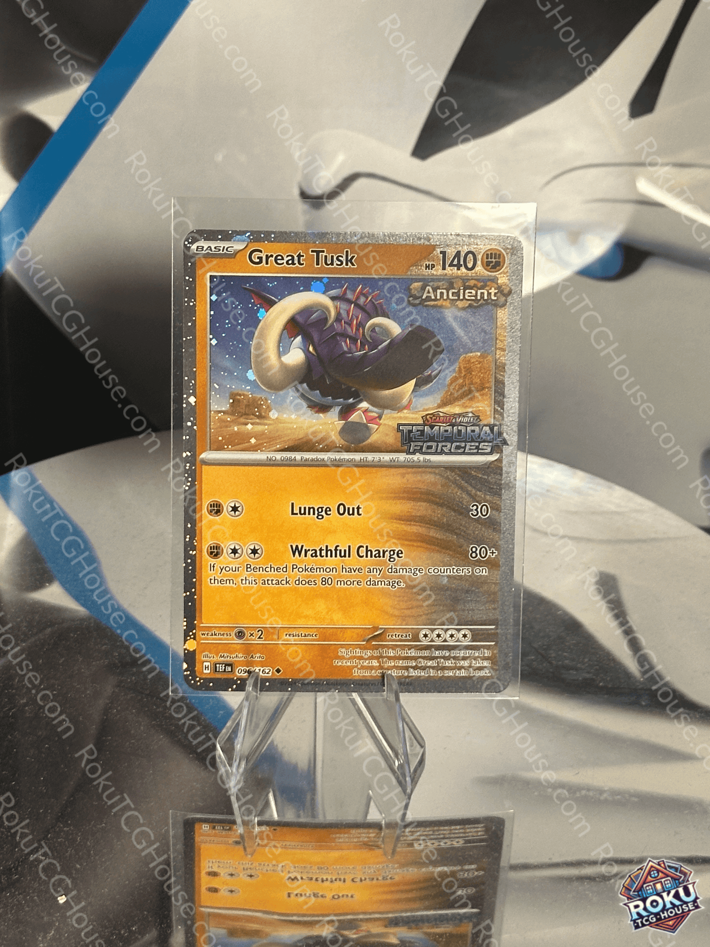 Great Tusk (Temporal Forces Stamp) - Temporal Forces - Pokemon Card (NM)