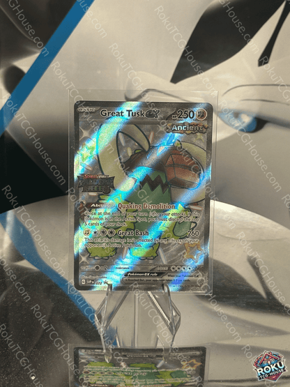 Great Tusk EX (53/91) (Paldean Fates Stamp) - Paldean Fates - Pokemon Card (NM)