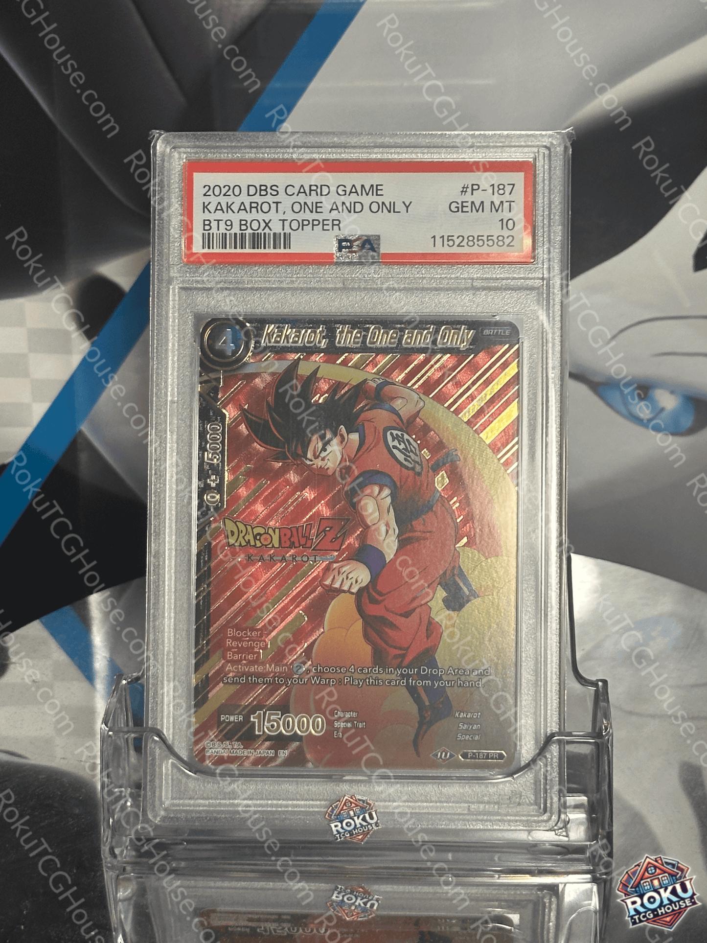 Kakarot, The One and Only - Promo - Dragon Ball Super Card (PSA 10)