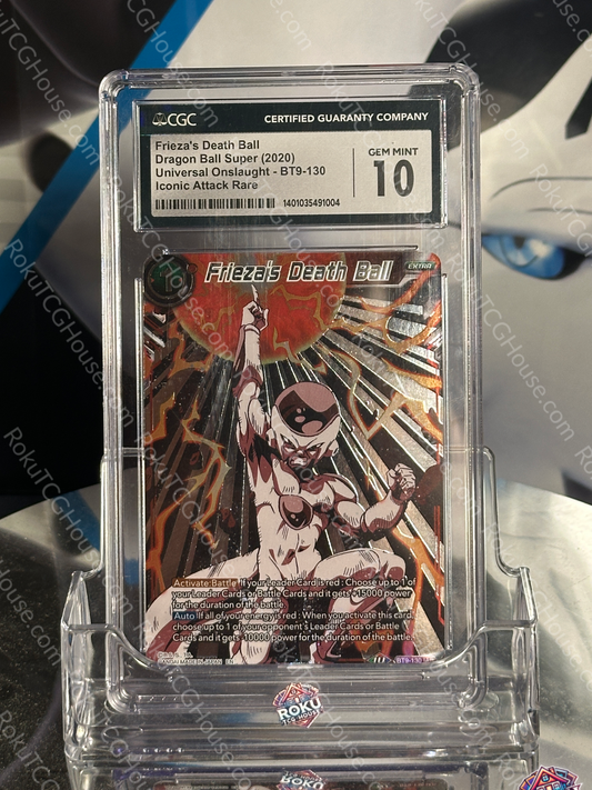 Frieza's Death Ball - Universal Onslaught - Dragon Ball Super Card (CGC 10)