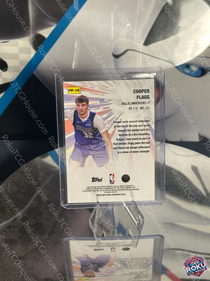 Cooper Flagg (Rookie, Power Players) - 2025 Topps NBA Card