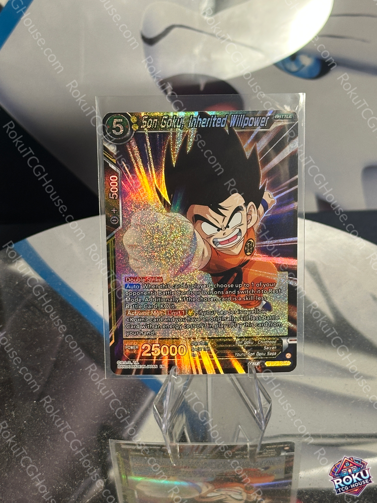 Son Goku, Inherited Willpower - Perfect Combination - Dragon Ball Super Card (NM)