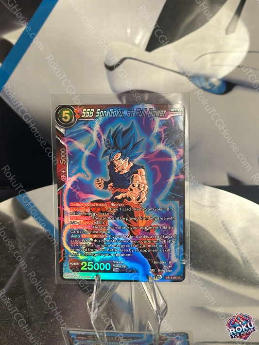 SSB Son Goku, at Full Power - Supreme Rivalry - Dragon Ball Super Card (NM)