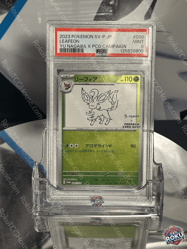 Leafeon (Yu Nagaba) - SV: Promo (JP) - Pokemon Card (PSA 9)