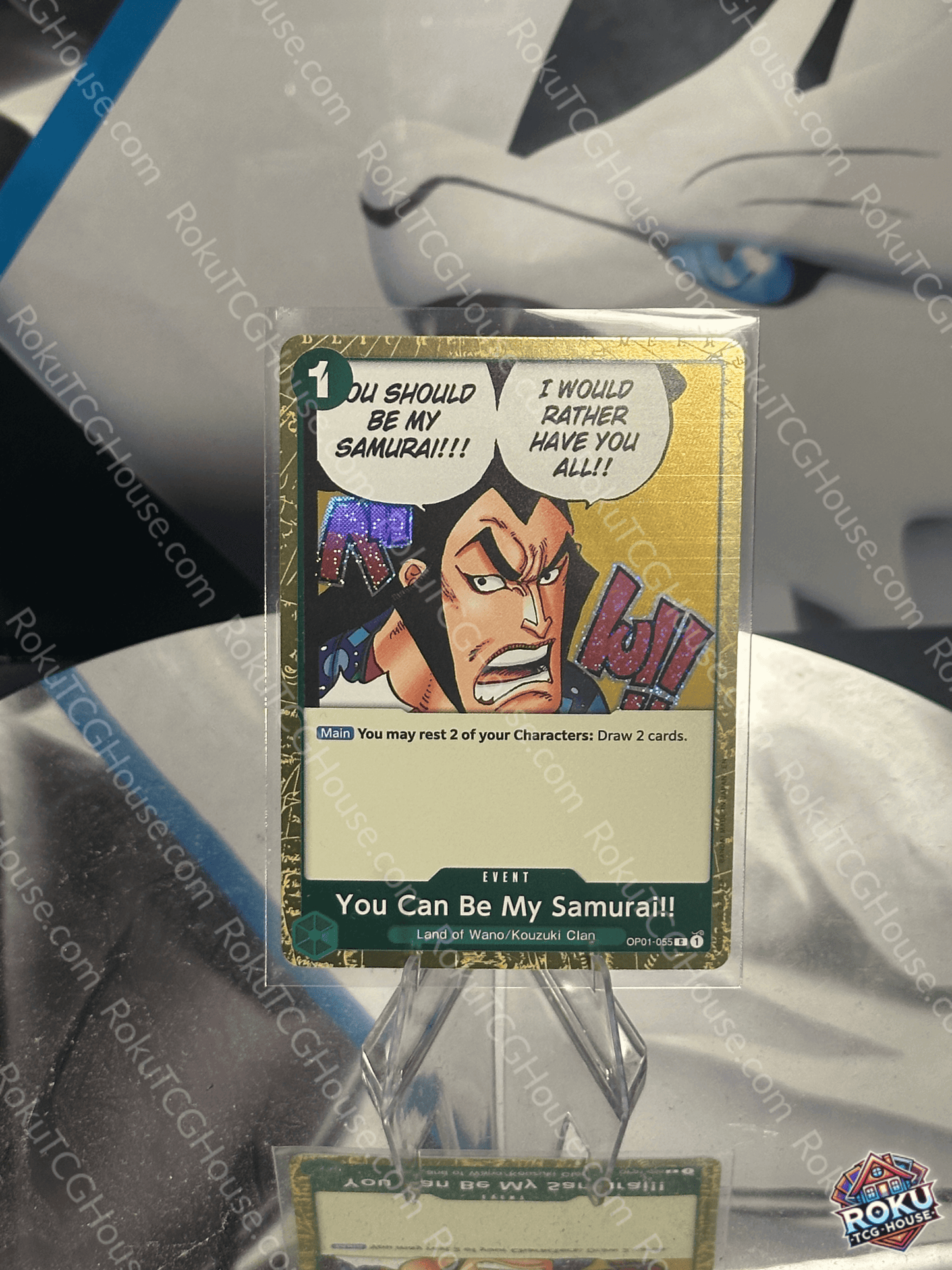 You Can Be My Samurai! (Pirate Foil) - Premium Booster Vol. 2 - One Piece Card (NM)
