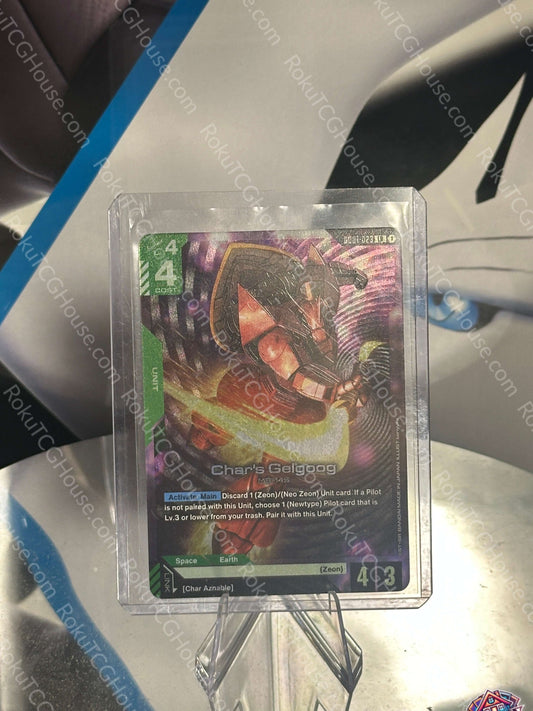 Char's Gelgoog - Newtype Rising - Gundam Card (NM)