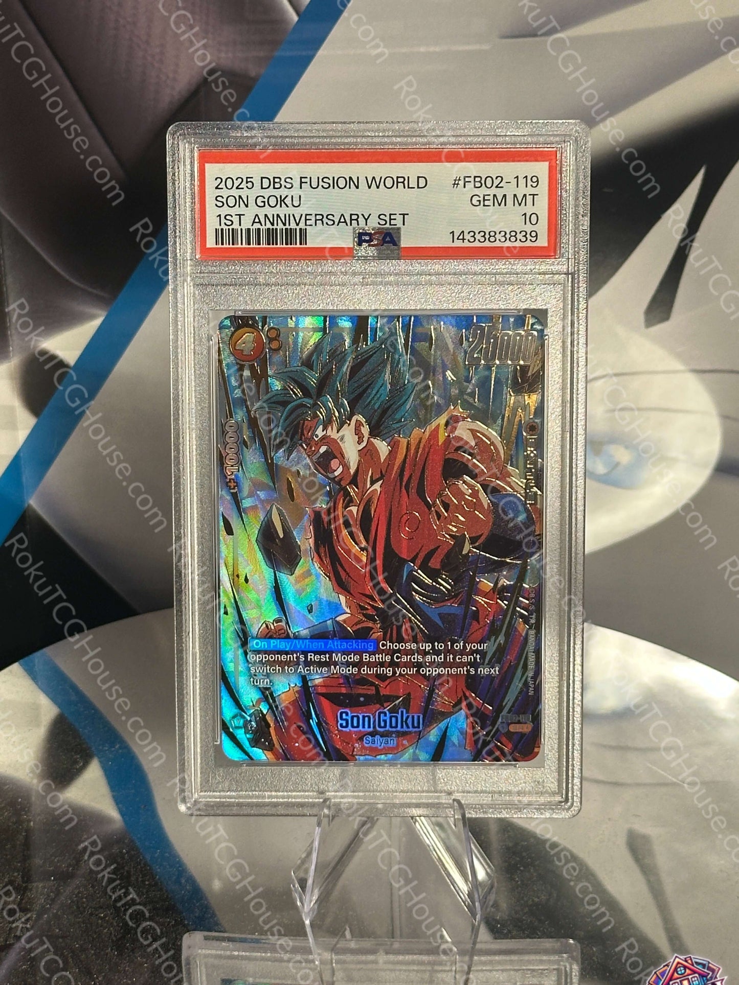 Son Goku - 1st Anniversary Set - Dragon Ball Super Card (PSA 10)
