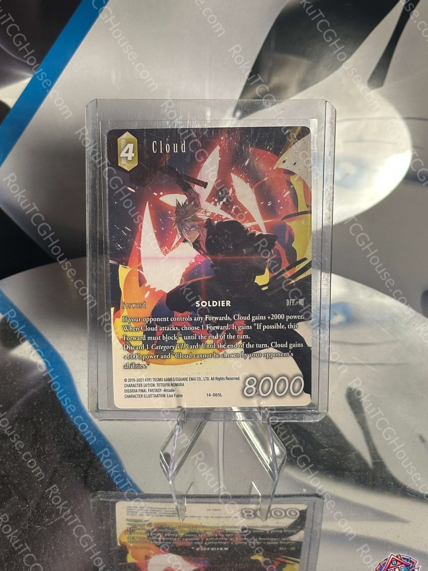 Cloud (Full Art) - Opus XIV: Crystal Abyss - Final Fantasy TCG Card (NM)