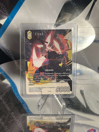 Cloud (Full Art) (14-065L) - Opus XIV: Crystal Abyss - Final Fantasy TCG Card (NM)
