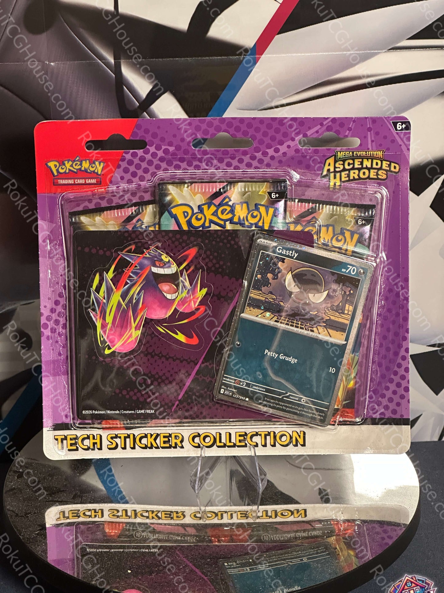 Ascended Heroes - 3 Pack-Blister (Gastly)