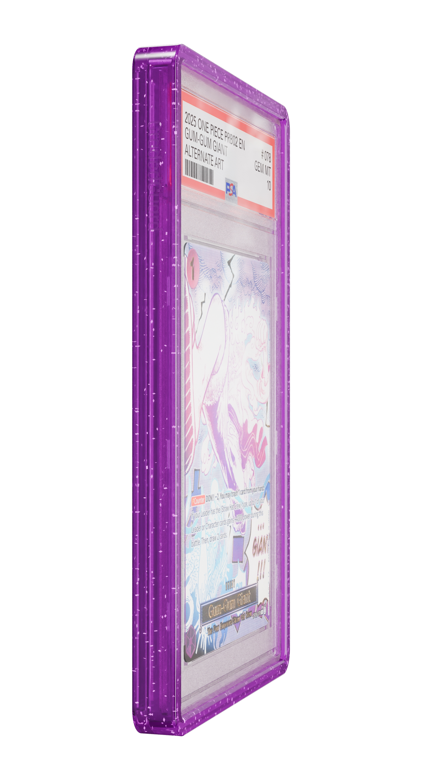 Limited Edition Graded Guard - Purple Glitter