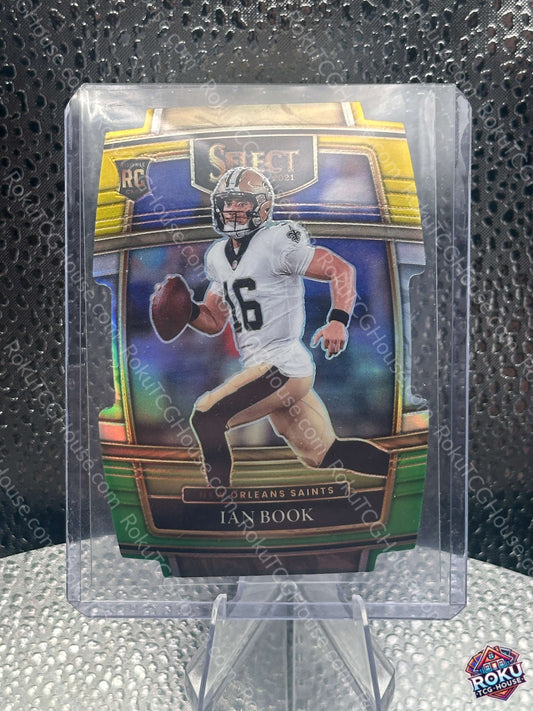 Ian Book Green-Yellow Die-Cut 2021 NFL Card Near Mint